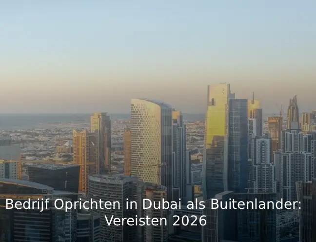 Bedrijf Oprichten in Dubai als Buitenlander Vereisten 2026