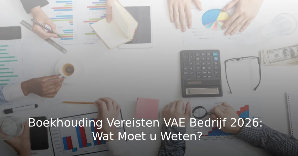 Boekhouding Vereisten VAE Bedrijf 2026 IFRS, btw-recordbewaring, QFZP-audits en e-facturatie, compliant met de FTA