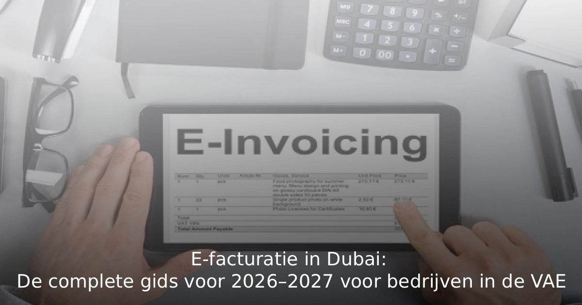 E-facturatie in Dubai De complete gids voor 2026–2027 voor bedrijven in de VAE