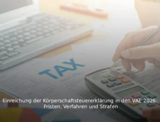 Einreichung der Körperschaftsteuererklärung in den VAE 2026 Fristen, Verfahren und Strafen
