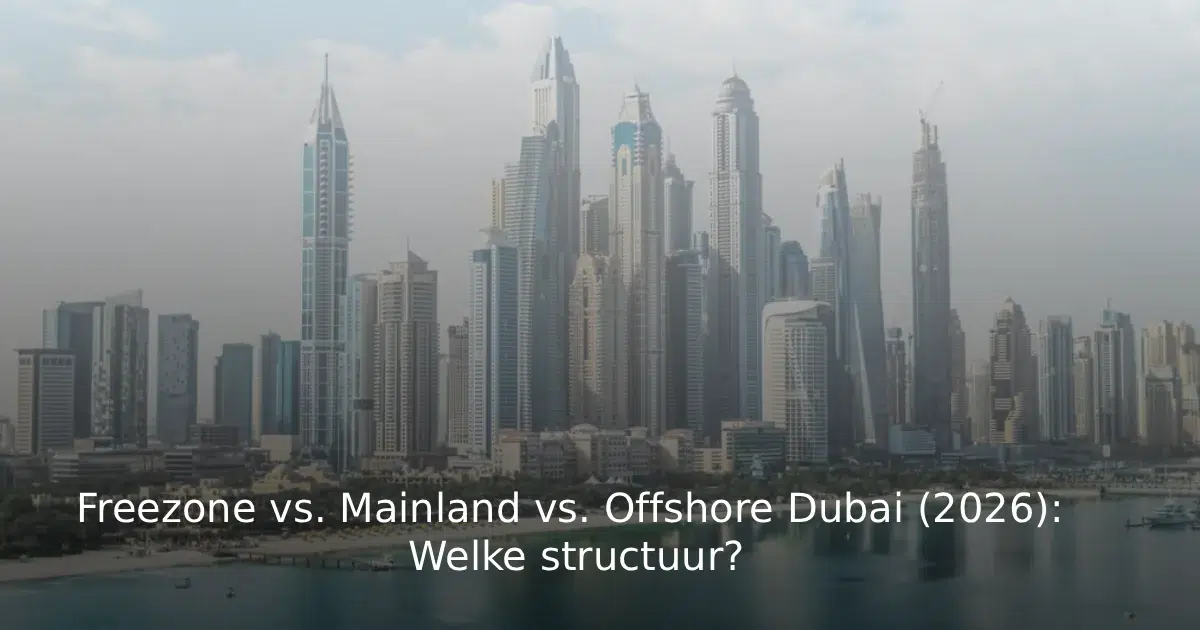 Freezone vs. Mainland vs. Offshore Welche Struktur ist die richtige für Sie