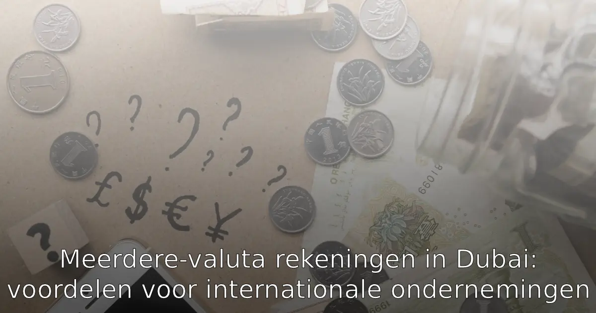 Meerdere-valuta rekeningen in Dubai voordelen voor internationale ondernemingen