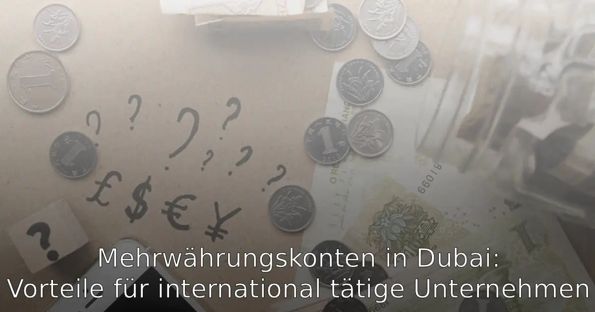 Mehrwährungskonten in Dubai Vorteile für international tätige Unternehmen
