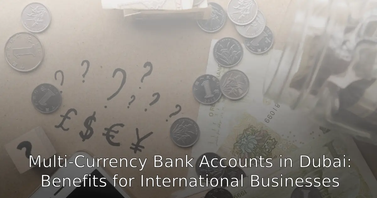 Multi-Currency Bank Accounts in Dubai Benefits for International Businesses