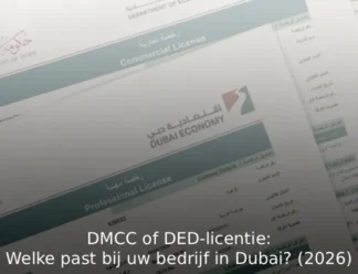 DMCC of DED-licentie Welke past bij uw bedrijf in Dubai (2026)