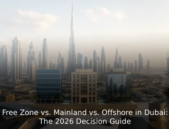 Free Zone vs. Mainland vs. Offshore in Dubai De beslissingsgids