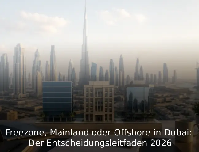 Freezone vs. Mainland vs. Offshore in Dubai Der Entscheidungsleitfaden 2026