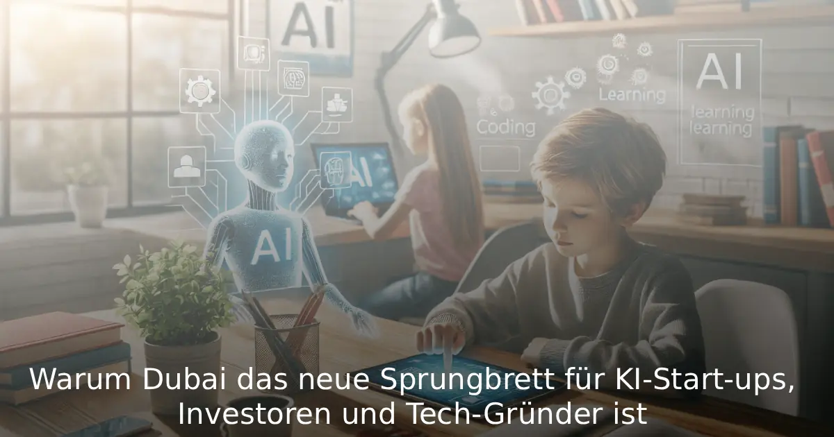 Warum Dubai das neue Sprungbrett für KI-Start-ups, Investoren und Tech-Gründer ist