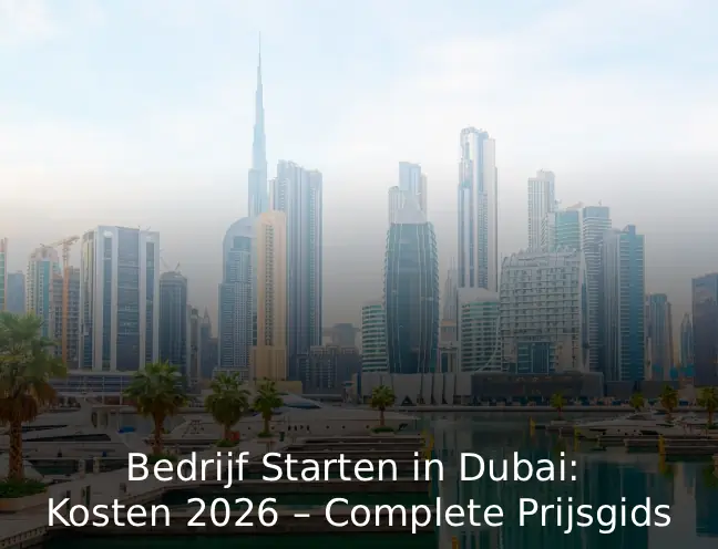 Bedrijf Starten in Dubai Kosten 2026 Complete Prijsgids