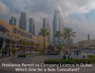Freelance Permit vs Company Licence in Dubai Which One for a Solo Consultant