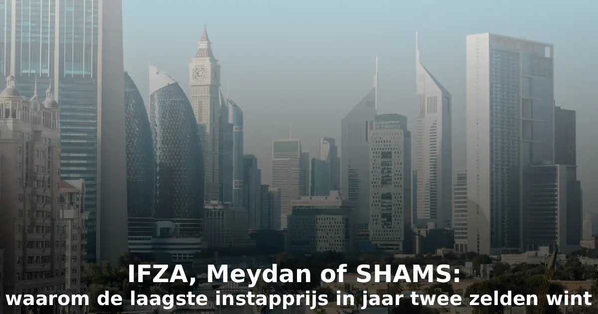 IFZA, Meydan of SHAMS: waarom de goedkoopste zone verliest