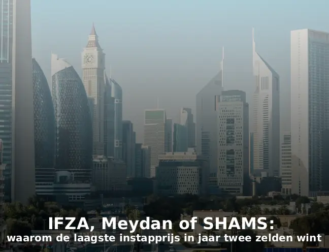 IFZA, Meydan of SHAMS: waarom de goedkoopste zone verliest