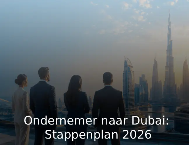 Ondernemer naar Dubai Stappenplan 2026