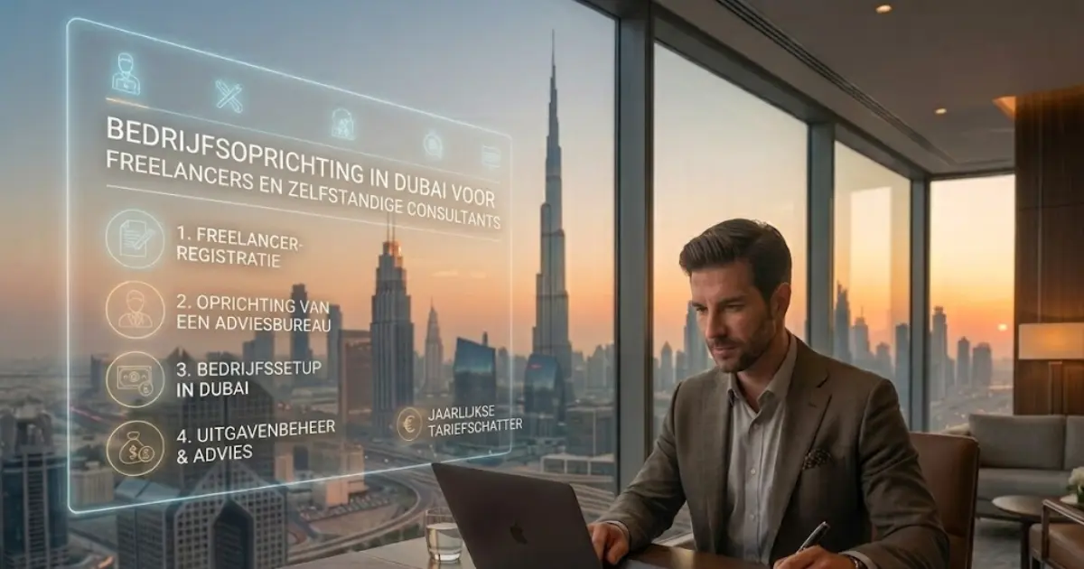Bedrijfsoprichting in Dubai voor freelancers en zelfstandige consultants