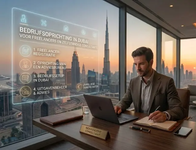 Bedrijfsoprichting in Dubai voor freelancers en zelfstandige consultants