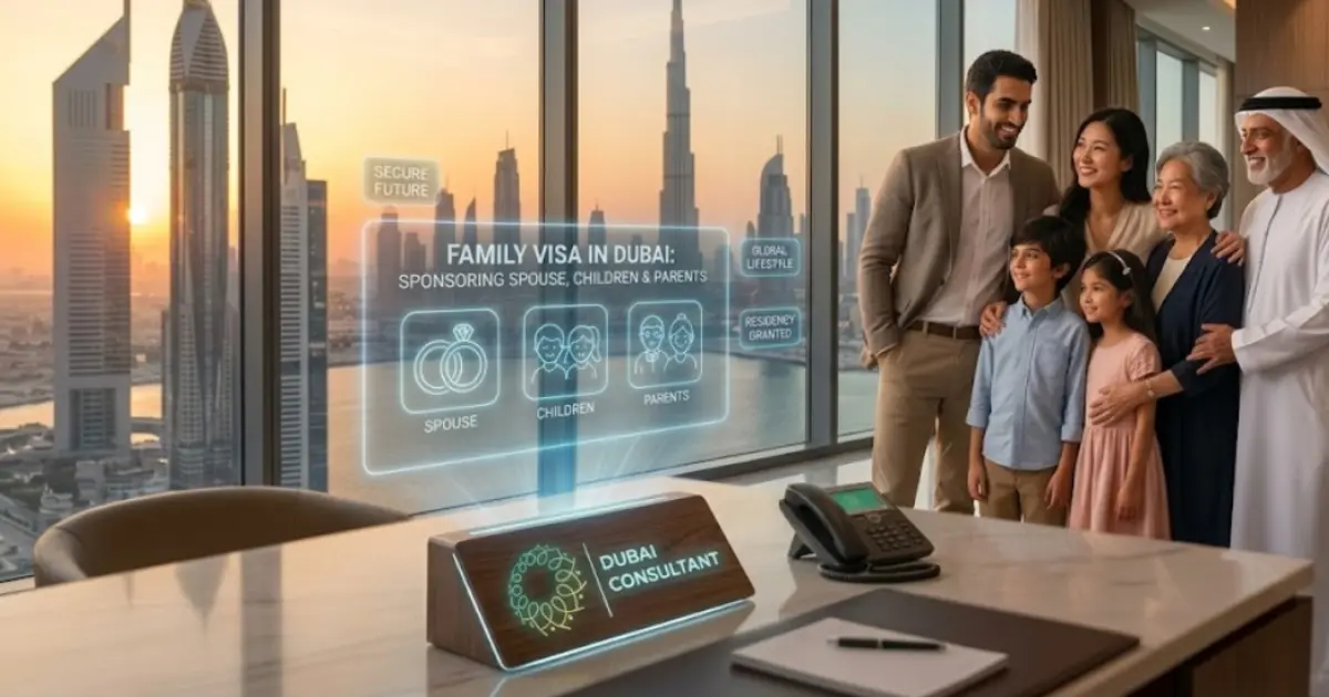 Family Visa in Dubai Sponsoring Spouse, Children & Parents