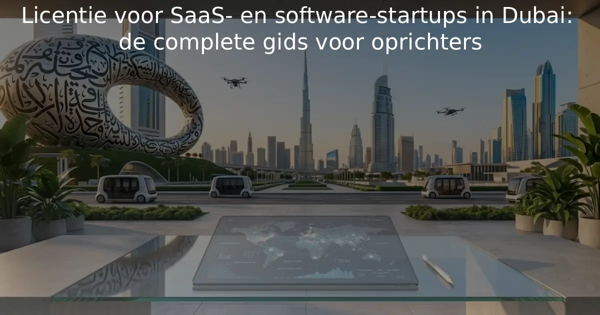 Licentie voor SaaS- en software-startups in Dubai de complete gids voor oprichters