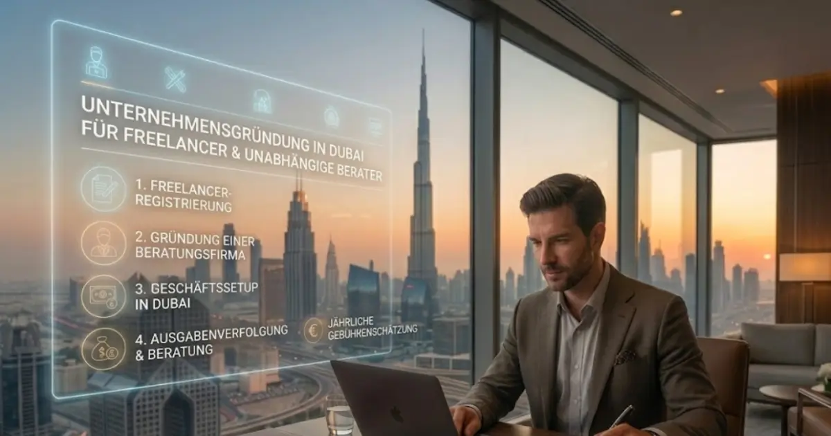Unternehmensgründung in Dubai für Freelancer und unabhängige Berater
