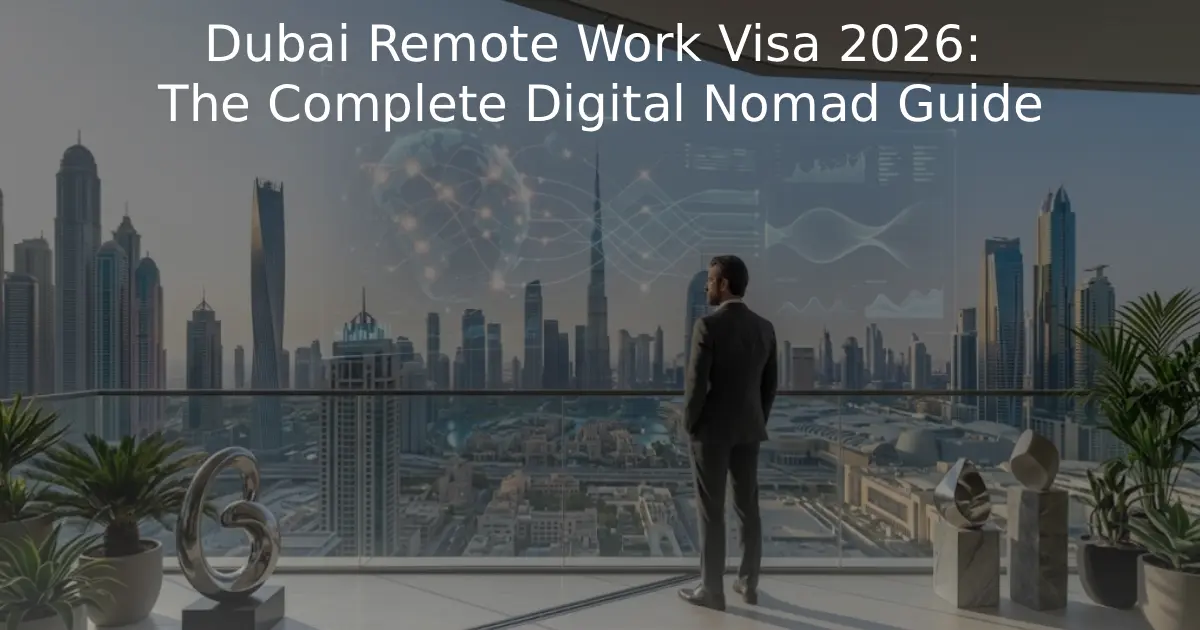 Dubai Remote Work Visa 2026 The Complete Digital Nomad Guide