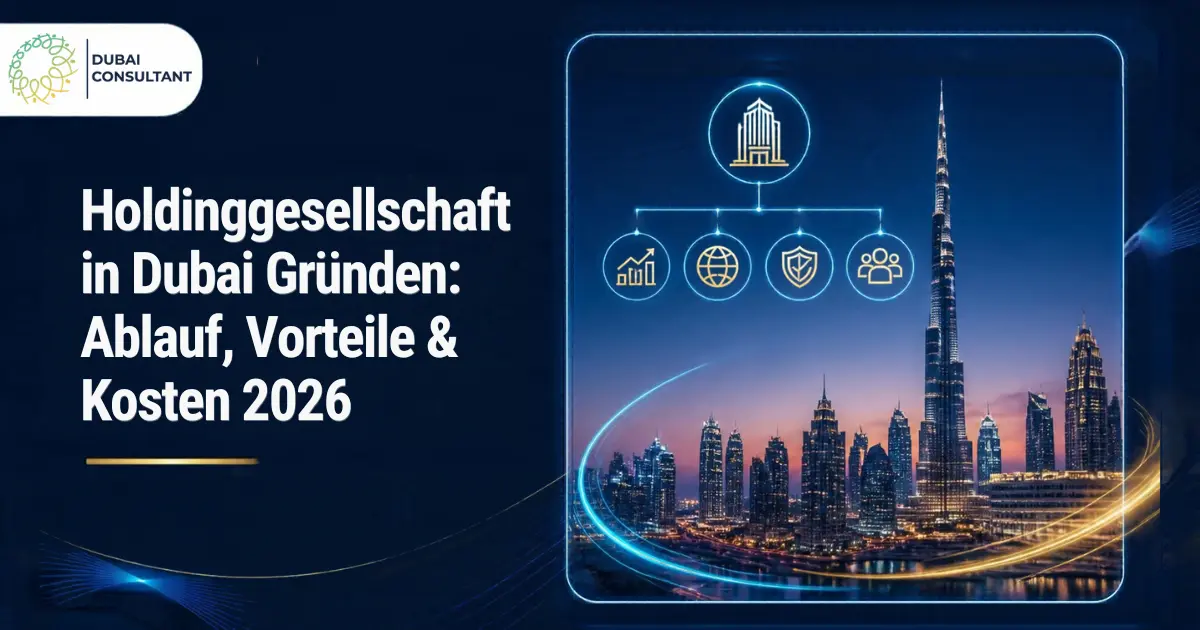 Holdinggesellschaft in Dubai Gründen Ablauf, Vorteile & Kosten 2026
